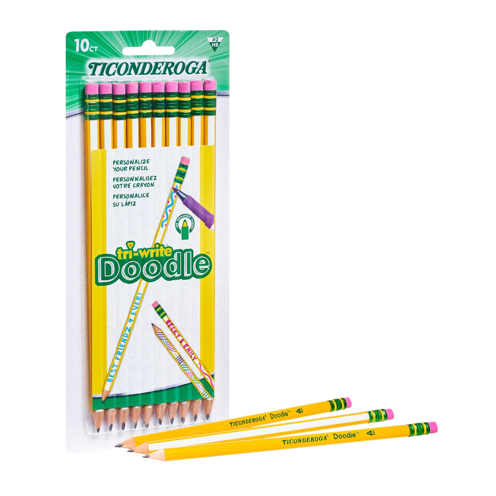 Office Impressions Eco Woodcase Pencil HB #2 Yellow Barrel 12 Pencils