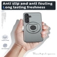 thumbnail image 5 of Allytechgroup Lightweight Case for Samsung Galaxy S22 Plus,Rotatable Ring Kickstand,Sliding Lens Cover,Enhanced Camera & Screen Full Body Protection Shockproof Case for Samsung Galaxy S22 Plus, Gray, 5 of 6