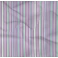 thumbnail image 4 of oneOone Organic Cotton Poplin Twill Fabric Multicolor Stripe Print Fabric BTY 42 Inch Wide, 4 of 4