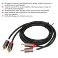 thumbnail image 3 of 2RCA Male to 2RCA Male Audio Cable Gold Plated Double for RCA Cord for TV to Amplifier, 3 of 8