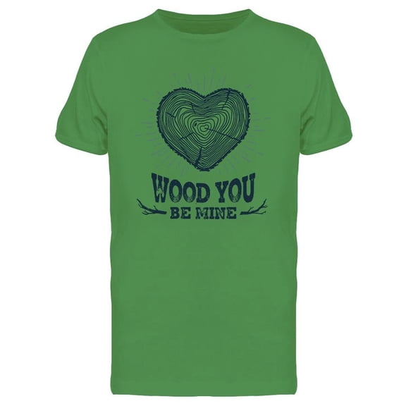 Trunk Heart Wood You Be Mine Tee Men's -Image by Shutterstock