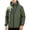 Army Green, variant on JIA JIA SHUANG Men's Lightweight Waterproof Jacket with Foldable Hood Long Sleeve Outdoor Mountain Raincoat Zip up Autumn Winter Outerwear