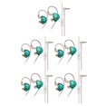 thumbnail image 2 of Sidaley AK6 PLUS Auriculares con cable Jack de 3,5 mm Auriculares con cable desmontable dinámico Auriculares portátiles para correr Cyan con Type2 NO2, 2 of 4
