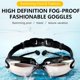 thumbnail image 4 of 2 juegos de gafas de natación, gafas de natación galvanizadas antivaho, gafas de natación de silicona para adultos, gafas de natación para miopía, 4 of 5