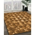 thumbnail image 2 of Ahgly Company Indoor Round Patterned Saddle Brown Area Rugs, 8' Round, 2 of 6