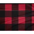 thumbnail image 4 of oneOone Polyester Lycra Bright Red Fabric Gingham Check Craft Projects Decor Fabric Printed By The Yard 56 Inches Wide, 4 of 4