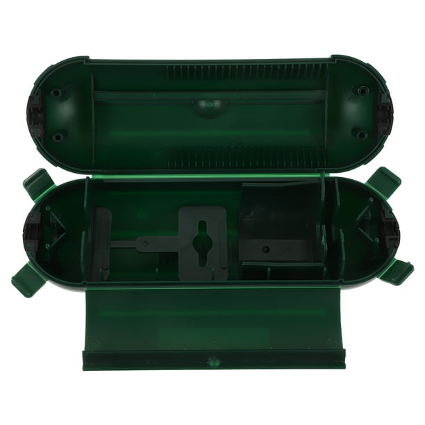 Protector de cable de extensión impermeable, cubierta de seguridad para uso en exteriores, para luces navideñas, caja eléctrica, protección de cable y enchufe, color verde