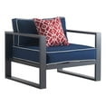 thumbnail image 4 of Tommy Hilfiger Monterey Fauteuil d'Extérieur en Gris Canon de Fusil, 4 of 15