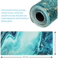 thumbnail image 2 of Desk Pad, Office Desk Mat 35.4" ×15.7" Large Gaming Mouse Pad Durable Extended Computer Mouse Pad Water-Resistant Thick Writing Pads with Non-Slip Rubber Base for Office Home ,Turquoise Marble, 2 of 6