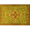 thumbnail image 1 of Ahgly Company Machine Washable Indoor Rectangle Persian Yellow Traditional Area Rugs, 8' x 10', 1 of 4