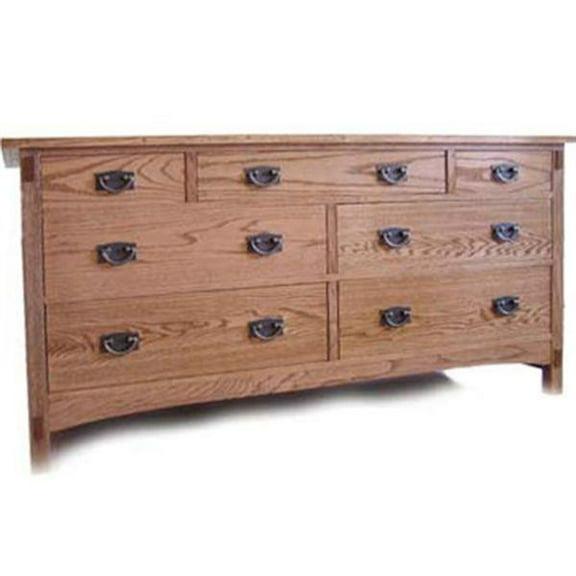 Woodcraft Project Paper Plan To Build Mission Double Dresser - Material Not Included