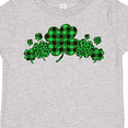 thumbnail image 4 of Inktastic St. Patrick's Day Clovers in Plaid Boys or Girls Toddler T-Shirt, 4 of 5