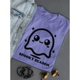 thumbnail image 3 of Cute Spooky Season Ghost Halloween Graphic - Women's T-shirt, 3 of 4
