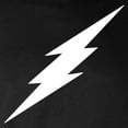 thumbnail image 3 of CafePress - Lightning Bolt White Long Sleeve Dark T Shirt - Long Sleeve Dark T-Shirt, 3 of 4