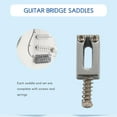 thumbnail image 3 of 6 Pieces Electric Guitar Bridge Saddles Flat Set for Guitar Replacement, 3 of 8