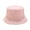 Pink, variant on Bucket Hat Flower Printed Foldable Solid Color Women Fisherman Hat for Outdoor