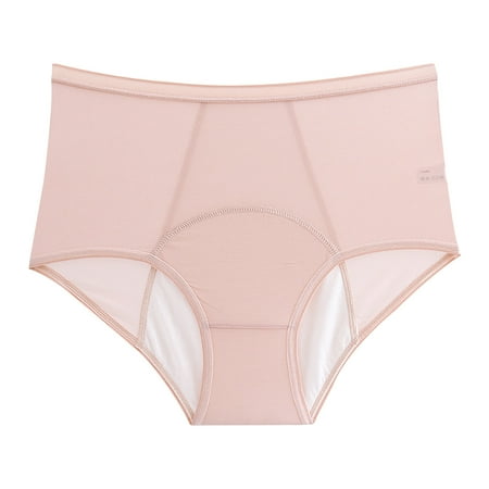 Levmjia Womens Underwear Plus Size Clearance Women Solid Plus Size Underwear Lingerie Physiological Panties Ladies Underpants Ladies Underwear