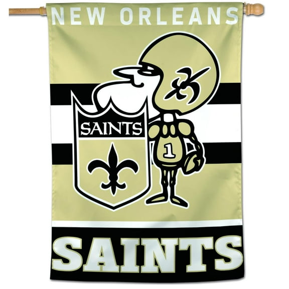 WinCraft New Orleans Saints 28" x 40" Retro Single-Sided Vertical Banner