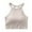 Beige, variant on lmcalzta Racerback Workout Tank Tops for Women Crop Athletic Camisole Summer Ribbed Knit Undershirts for Yoga