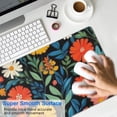 thumbnail image 4 of Long Mouse Pads for Desk,Pioneer Flower Floral Print Pattern Desk Mats on Top Of Desks, Desk Mouse Pad Extra Large with 3mm Non-Slip Base and Stitched Edge for Gaming,Office,Work,Home 31.5"x11.8", 4 of 6