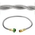 thumbnail image 3 of Short Garden Hose 3 Feet Heavy Duty Stainless Steel Hose Water Garden Hose, 3 of 5