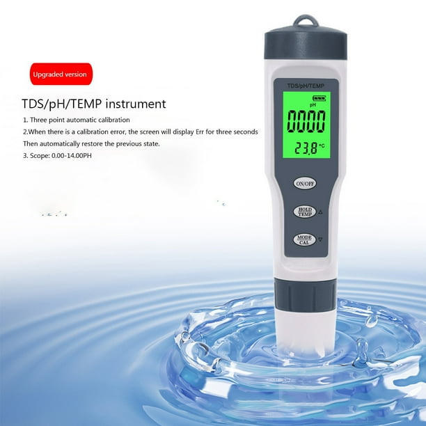 Coiry 3in1 Testing Meter Easy To Use TDS/PH/Temperature Water Quality