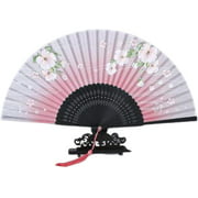 Folding Fan Small Japanese Silk Handmade Fan,Male Female Performances,Dances,Decorations,Festivals,Gifts,2