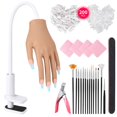 thumbnail image 1 of Practice Hand ALUROICE para uñas acrílicas con accesorios, 1 of 7
