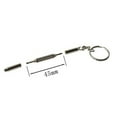 thumbnail image 5 of Mini 3 in 1 Screwdriver Tool Repair Set Keyring For Watch Glasses,Mini Precision Screwdriver Set,Multifunctional Small Screwdriver for Eyeglass,Sunglasses,Electronics,Cellphone and More,Silver,1.7", 5 of 5