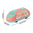 thumbnail image 3 of Pink Pull Back Locomotive Toy For Kids With Effortless Motion, 3 of 6