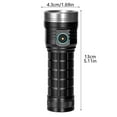 thumbnail image 2 of Hearth & Gear Compact Flashlight For Outdoor Adventures And Home Use 6 Brightness USB Type C Rechargeable Ideal For Camping And Emergency Situations Strip Lamp Headlamp Walking Light for Night Walking, 2 of 6