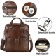 thumbnail image 3 of Bolso de mensajero de cuero para hombre, bolso bandolera para hombre, para el trabajo, negocios, moda, bolso de mano multifuncional de gran capacidad, 3 of 8