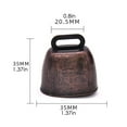 thumbnail image 1 of Grazing Copper Bells Copper Loud Bell Small Metal Cow Bells Decpr For Animals, 1 of 3