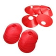 10PCS Football Training Sign Dish Plate Cone Obstacle Marker Tray