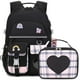 thumbnail image 1 of Mochila ACESAK para niñas, adolescentes y mujeres con lonchera negra, 1 of 6