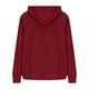 thumbnail image 4 of Chaquetas y abrigos casuales con capucha y manga larga para mujer, chaqueta de invierno cálida con cremallera y capucha, abrigo de color liso para mujer, 4 of 5