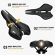 thumbnail image 2 of Asiento Bicicleta Malubero Acolchada Impermeable Negro Malu1288, 2 of 4