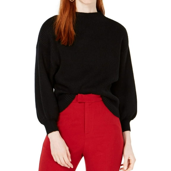 Line & Dot Womens Adler Knit Sweater, Black, Medium