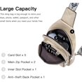 thumbnail image 3 of Sling Bag for Women Crossbody Bags Purse for Women Vegan Leather Fanny Pack with Adjustable Strap, 3 of 8