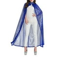 thumbnail image 2 of Women Men's Cape Hooded Sequin Carnival Adult Props Sequin Cape Dress for Women Formal Summer Umbrella Women S Scarf Lightweight Sheer Shawl Wraps for Women Shoulder for Elderly Women's Scarves, 2 of 9
