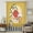 Yellow, variant on Yellow Cat Cartoon Sheer Curtains 84 Inches Long for Living Room, Summer Botanical Sun Modern Art Light Filtering Privacy Drapes, Breathable Semi Sheer Window Treatment for Bedroom Dining Room