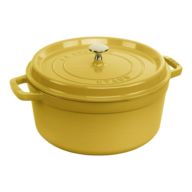 STAUB La Cocotte Cocotte Ronde en Fonte 5,25 L, Citron