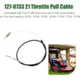 thumbnail image 3 of 127-0733 21 Throttle Cable Compatible with Toro 21356 Flex-Force and 21352 Cycle Mowers, for Toro and Lawnboy 10732, 10734, 10734, 10738, 17738, 17732, 17734, Replacement Parts for Mowers, 3 of 7