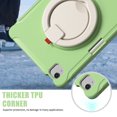 thumbnail image 6 of Dteck Case for iPad Air 11 Inch (2024), Military Grade Protective Cover for iPad Pro 11 Inch (2022-2018) / iPad Air 5th & 4th Gen 10.9 Inch with Pencil Holder Rotating Handle Grip Stand,Green, 6 of 8
