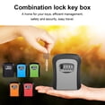 thumbnail image 4 of Baohd Door Key Storage Box Portable Professional Indoor Household Office Building Factory Coded Lock Case Container Accessories Blue, 4 of 7