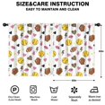 thumbnail image 2 of Blackout Kids Curtains,Colorful Softball and Fashion Icons Pattern Childrens Insulated Curtains Set Of 2,Bedroom Essentials,Toddler Room Decor 52"x63", 2 of 5