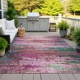 thumbnail image 4 of Dalyn Rugs Machine Washable Indoor/Outdoor Chantille ACN2035 Pink 3' x 5' Rug, 4 of 9