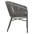thumbnail image 5 of SAFAVIEH Matteo Stackable Outdoor Patio Rope Chair, Grey, Set of 2, 5 of 12