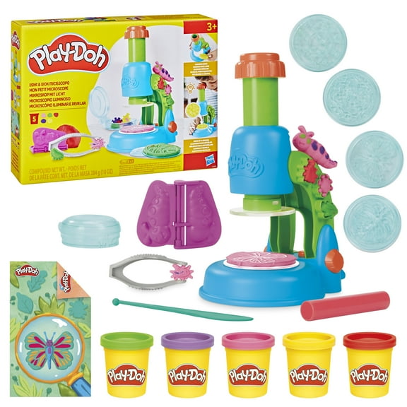 Play-Doh Light & Look Microscope Toy for Boys & Girls 3 , Kids Arts & Crafts