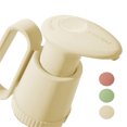 thumbnail image 4 of Bewildely Tapón dispensador de salsa de 1 pieza, tapón dispensador de aceite, boquilla de bomba de salsa, dispensador de plástico PP tipo empuje para Cocina y Comedor beige Bewildely  HA007708-01, 4 of 6